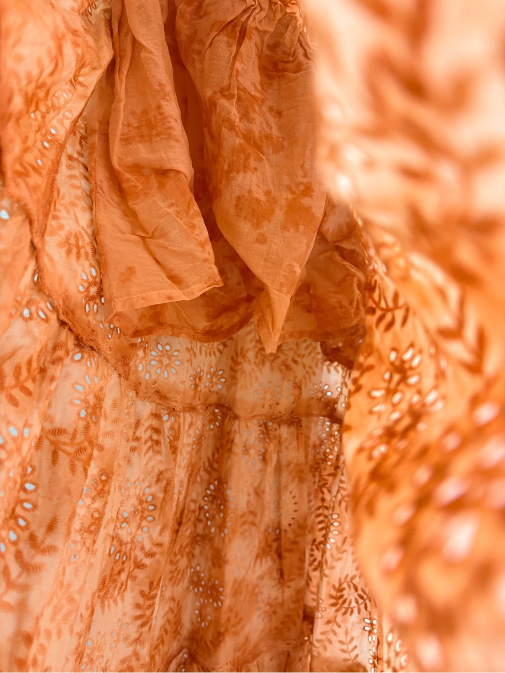 Jen’s Pirate Booty Rooftop Eyelet Skirt Dress in Apricot - Picture 7 of 10